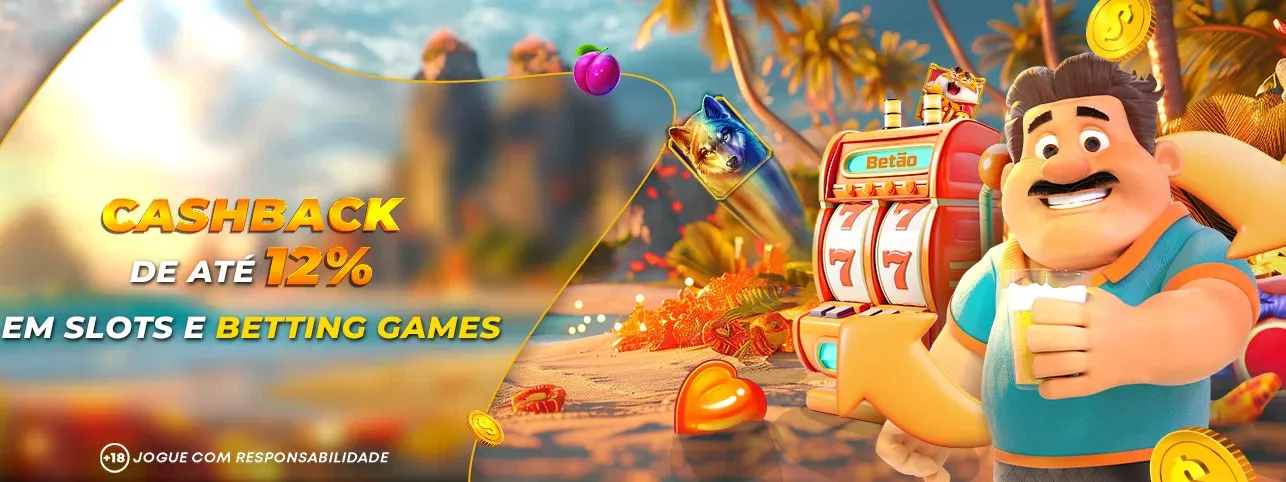 Banner de jogos de cassino da Betano